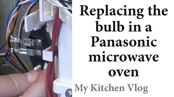 106 - Replace the bulb in a Panasonic microwave