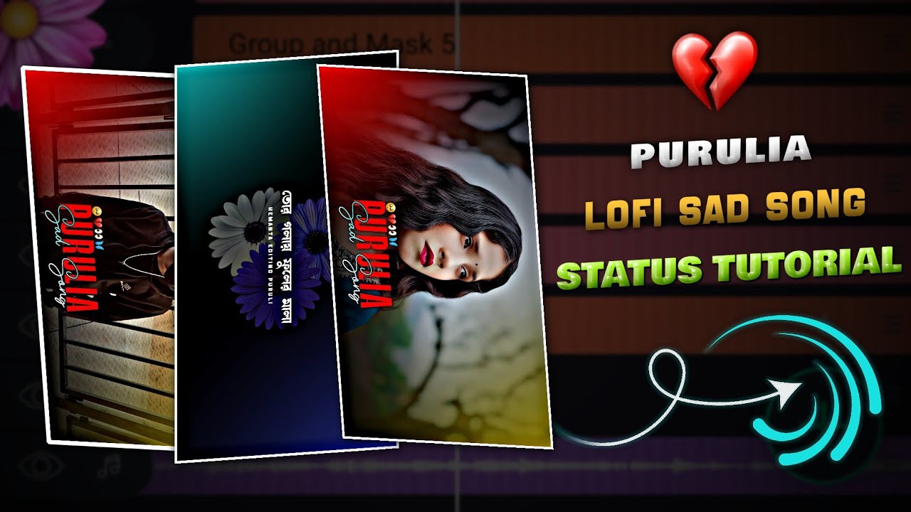 Purulia Sad Lo-fi Remix Song Status Video Editing | Instagram Trending Purulia Sad Song