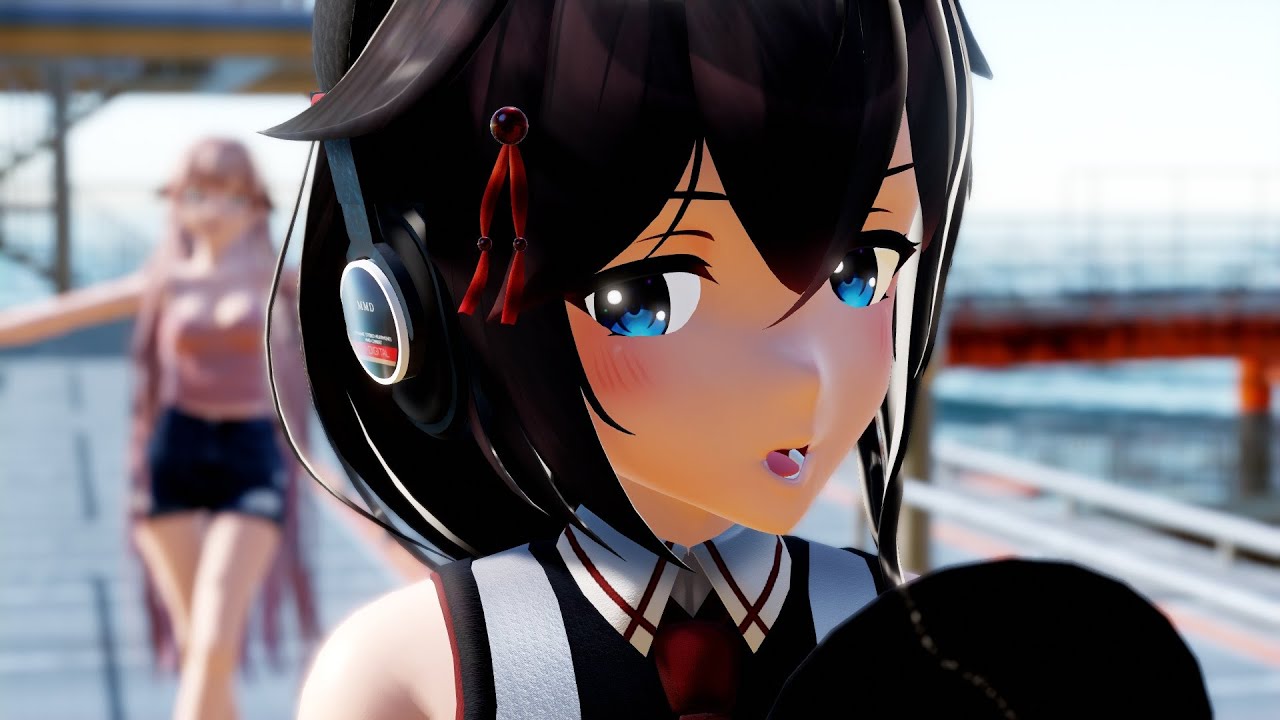 【MMD艦これ】夜に駆ける　　時雨