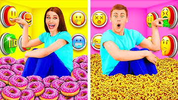 1000 Mystery Buttons Challenge Only 1 Lets You Escape | Crazy Challenge by PaRaRa Challenge