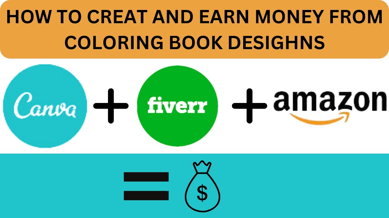 HOW TO MAKE COLORING BOOK IN CANVA AND SELL ON AMAZON KDP - YouTube