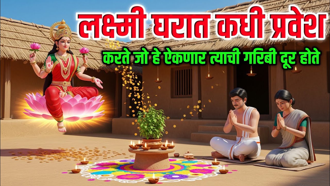 माता लक्ष्मी घरात कधी प्रवेश करतात ? | घरातील सुख-समृद्धीचे गुपित | लक्ष्मीप्रवेशाचे शुभ क्षण 