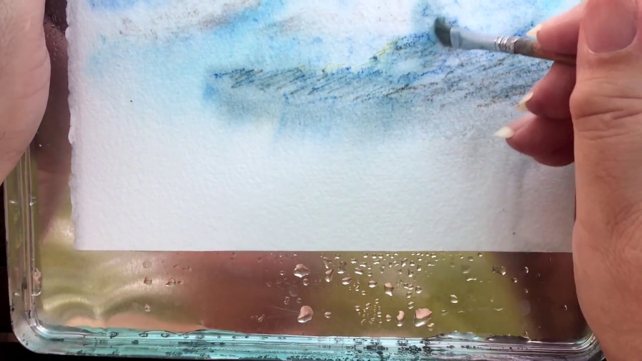 Crayon aquarelle 3 Premier essai ! YouTube