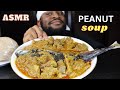 Mukbang Asmr FishBone,Goatmeat Peanut Butter Soup & Fufu.African mukbang/Black in Japan