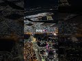 Doha at night. Qatar Airways flight