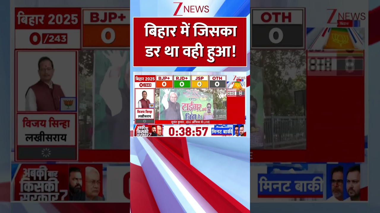#shorts Bihar Election Result 2025: बिहार चुनाव नतीजों से पहले हुआ बड़ा खुलासा  |Breaking News | JDU