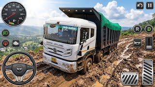 🚛 Heavy Duty Tipper Truck Mud Off-Road Drive 😱 | Bus Simulator Indonesia | Android Gameplay  screenshot 2