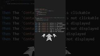 Cucumber BDD Common Then Steps #shorts #automation #learning