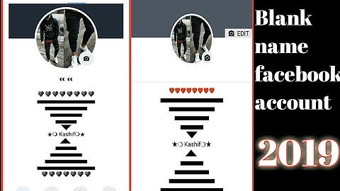 How to make full blank name Facebook account ||  invisible id kesy banay 2019 || by kashif ali