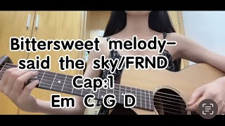 Bittersweet melody, said the sky/ FRND guitar cover