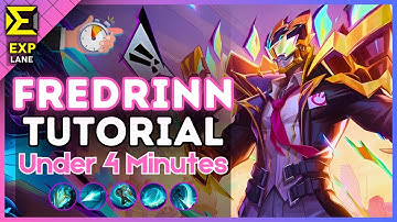 4-Minute Fredrinn Tutorial in the EXP lane || (MLBB S37) 2025