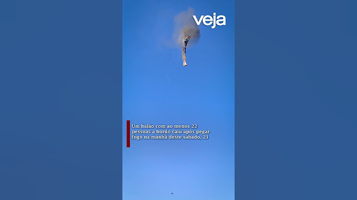Balloon catches fire and crashes in Santa Catarina, leaving at least eight dead