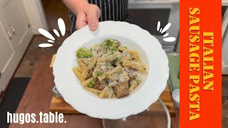 Our Favorite Italian Sausage Pasta Recipe. Simple & Delicious. by Hugo's Table 71 views 1 month ago 3 minutes, 45 seconds