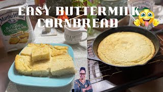 EASY BUTTERMILK CORNBREAD #amazing #homemade #cooking #diy #baking #blessed