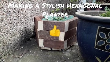 Making a Hexagonal Planter //Design Create Innovate //Woodworking // Gardening