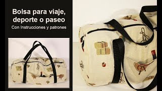 Bolsa deportiva para mujer  Deportivas mujer, Patrones de bolso