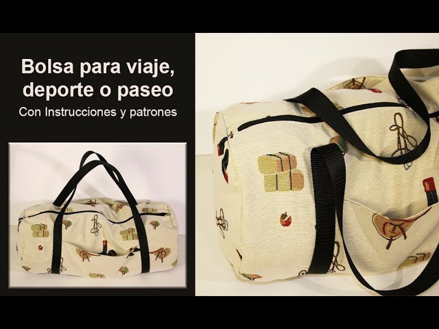 Bolso para viaje o deporte l Paso a paso ♥ 