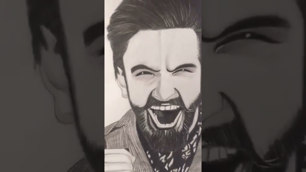 Ranveer Singh New Drawing |  Sagar Art's Work | 