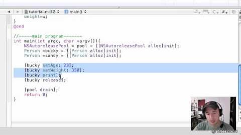 Objective C Programming Tutorial - 7 - Creating Multiple Objects