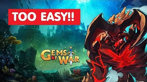 Gems of War Sea of Sorrow Faction Assault! Easy fast best team guide?