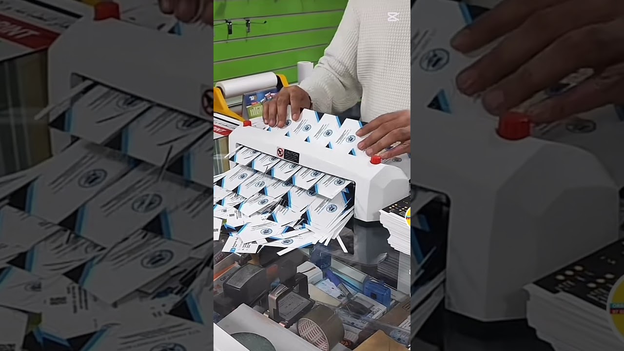 New A4 Electric Business Card Cutter