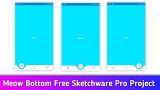 Meow Bottom Navigation Baar free Sketchware Pro Project For You