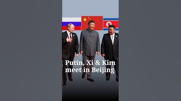 Kim Jong Un meets Xi Jinping & Vladimir Putin at military parade in China | Radio Free Asia (RFA)