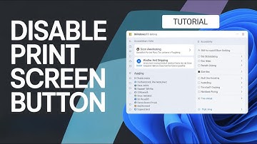Disable Print Screen Button to Open Screen Snipping in Windows 11 [Tutorial]