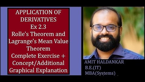 APPLICATION OF DERIVATIVES CLASS XII Ex 2.3