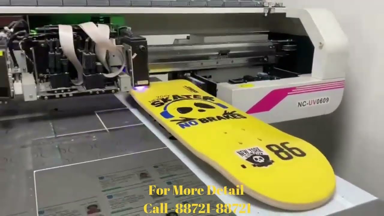 How To Print on Skateboard deck | Skateboard Printing Machine | +91-88721-88721
