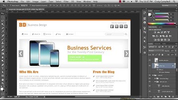 PSD to HTML -- Corporate Design Build: Exporting Images