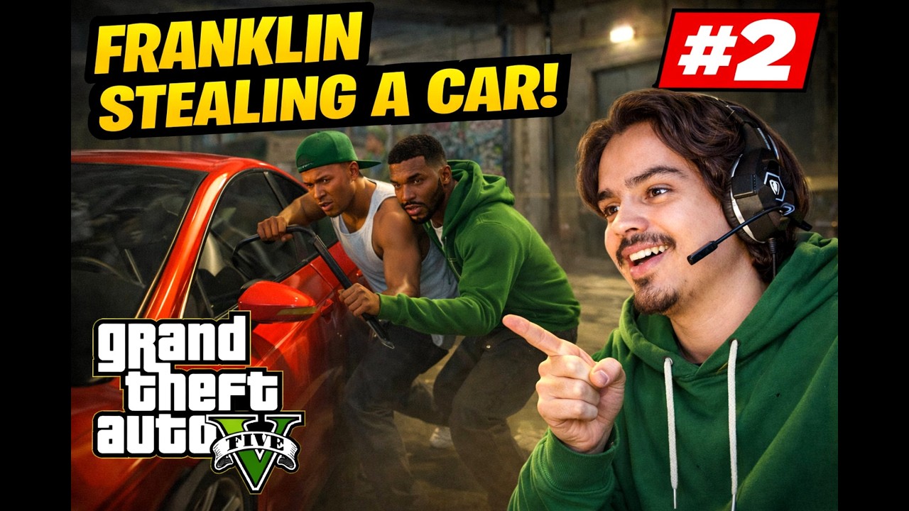 Franklin Steals a Car! 🚗🔥 GTA 5 Gameplay Walkthrough Part 2 | GTAV ...