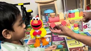 Melissa & Doug Stacking Train - Classic Wooden Toddler | Games for Brains Development