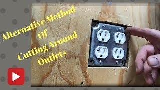 Oscillating Saw,  Alternate way to cut around outlets and light switches.
