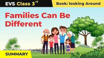 Families Can Be Different - Summary | Class 3 NCERT EVS Chapter 21 | CBSE 2024-25