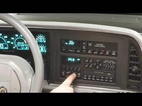 How to set clock on 1990 and 1991 Buick Reattas
