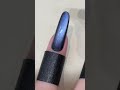 ✨ Galaxy Cat Eye Nail Art Tutorial | Satisfying Velvet Effect & Star Design#neat #wigsandbeauty