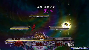 Super Smash Bros. Melee Crazy Mod UE: 6 Player Colored Metal Battle