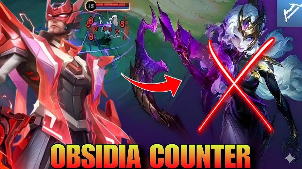 OBSIDIA COUNTER | O Herói que AMASSA a Obsidia | MLBB