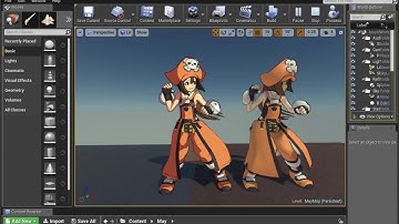 UE4   Guilty Gear Xrd material test 2