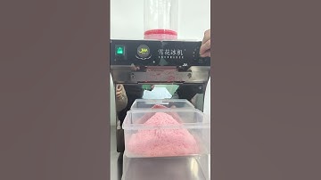 Check out our new snow ice machine! #bingsu #dessert #snowflakes #snow #machine