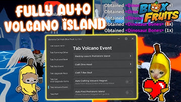 Blox Fruits Script/Hack 🌋 Fully Auto Volcano Island (Prehistoric Island) | Banana Cat Hub