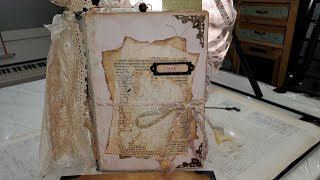 Junk Journal Shabby Chic Vintage Journal Victorian Journal Ladies Journal Part 1