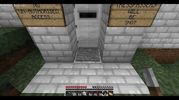 Minecraft: Closing wall trap