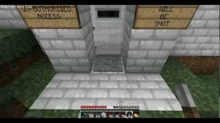 Minecraft: Closing wall trap