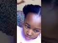 cute hairstyle on natural 4c hair