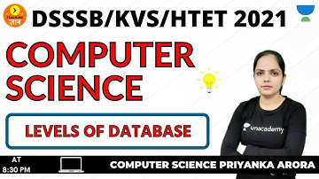 Levels of DataBase | Computer Science | Target DSSSB/KVS/ALLTET 2021 | Priyanka Arora