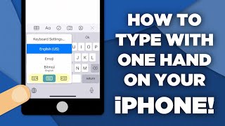 ONE HANDED KEYBOARD on your iPHONE! | iOS Tips | Virtua Computers 365 Days of Tips screenshot 5
