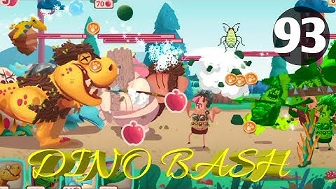 Dino Bash Level 93 Android walk-through Gameplay...!