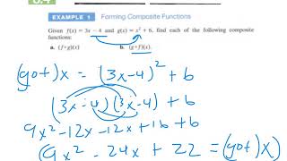 Assign#1 8-4 composite and inverse functions